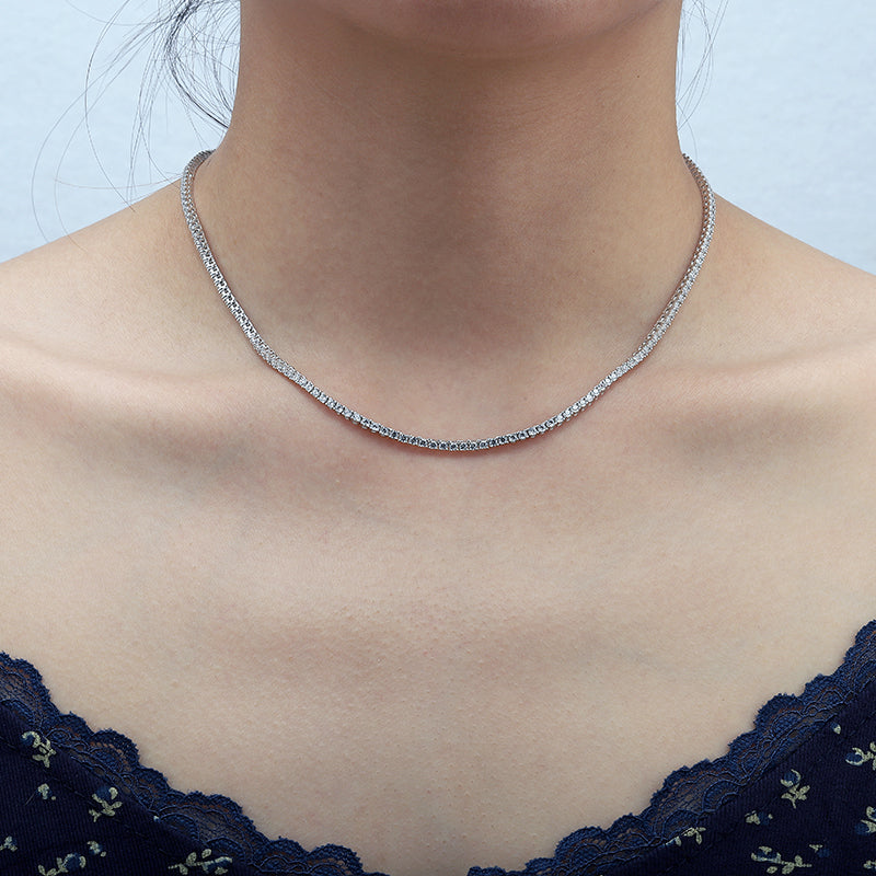2mm Tennis Necklace