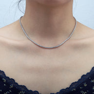 2mm Tennis Necklace