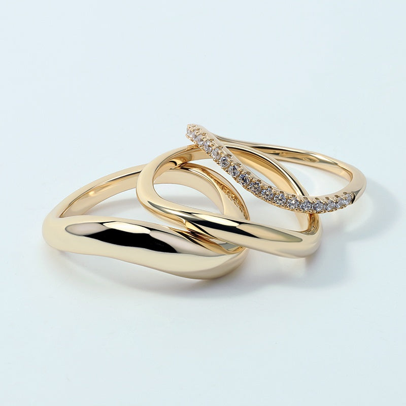Slim Wave Ring