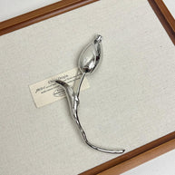 Tulip Bud Brooch | Modern Lapel Pin for Women's Blazers