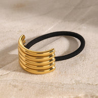 Stainless Steel Hair Tie Ponytail Band JXHW2407021