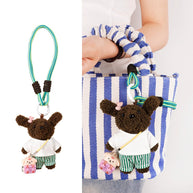 Fruit Bear Keychain | Cute Plush Bag Charm & Car Key Fob