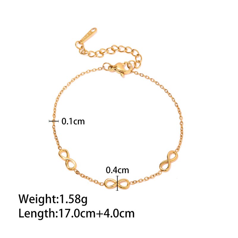 3 Infinity Bracelet