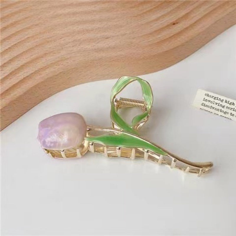 Enamel Tulip Hair Claw JSC604