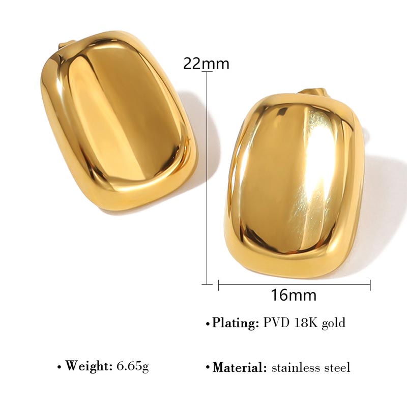 Bread Stud Earring JSE010116
