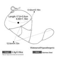 Finger Chain Bracelet | Stainless Korean Style Luxury