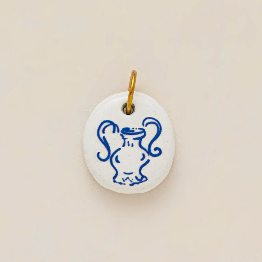 DIY Heart Lemon Pendant Colorful Enamel Steel 18K Gold