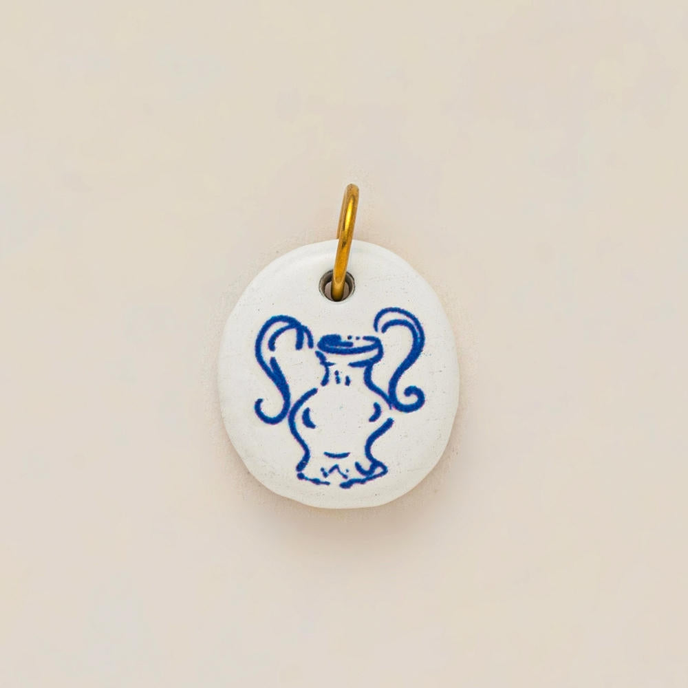 DIY Heart Lemon Pendant Colorful Enamel Steel 18K Gold