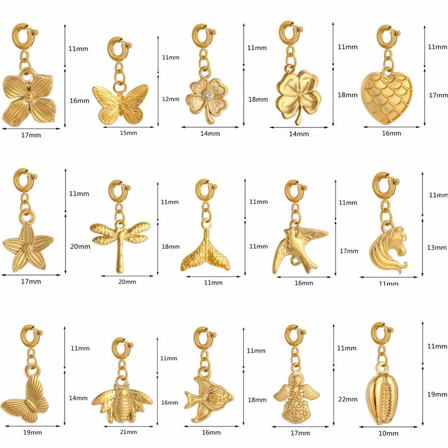 European Fashion DIY Nature Animal  Flower Pendant Women