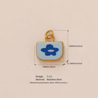 Charm 18K Gold House Print Footwear Decoration JX26041257GK