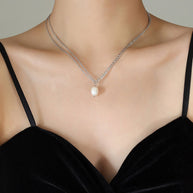Double Layer Pearl Necklace