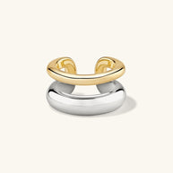 Two Tone Earring Cuff JAN5012