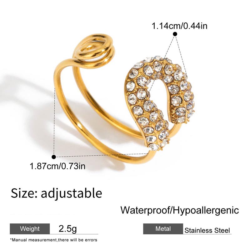 Paperclip Open Ring