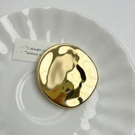 Asymmetric Oval Brooch | Geometric French Vintage Lapel Pin