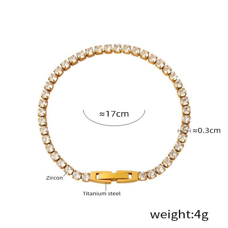 3mm Tennis Bracelet