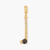 Steel Sneaker Golf Club Cake Pendant Sport Lifestyle Charms