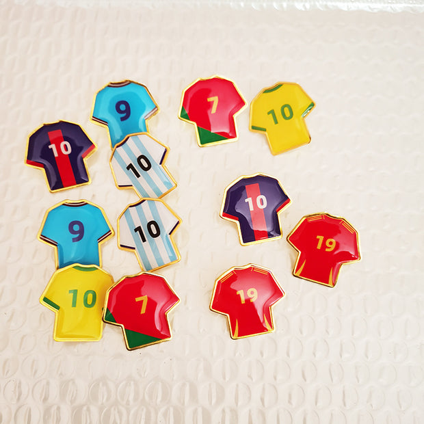 Ronaldo Messi Pin | Football Legend Badge | Fan Gift