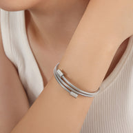 Multi Layer Snake Chain Bangle JMZ284