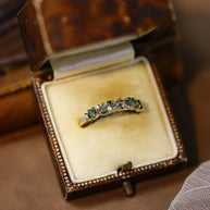 Row Moss Agate Ring GS2721