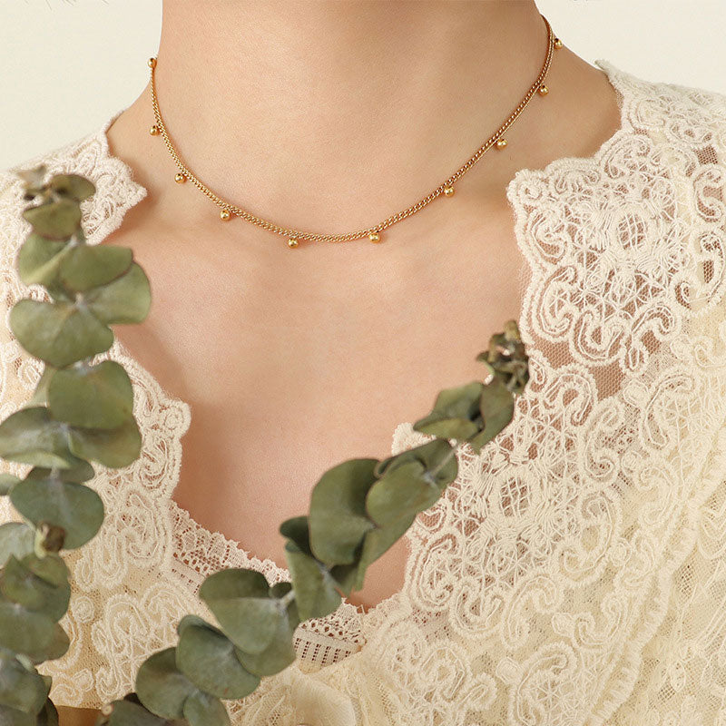 Spheres Chain Necklace