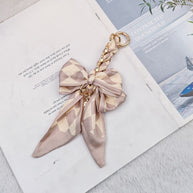 Scarf Keychain | Hand-Woven Bag Charm & Chain Extender