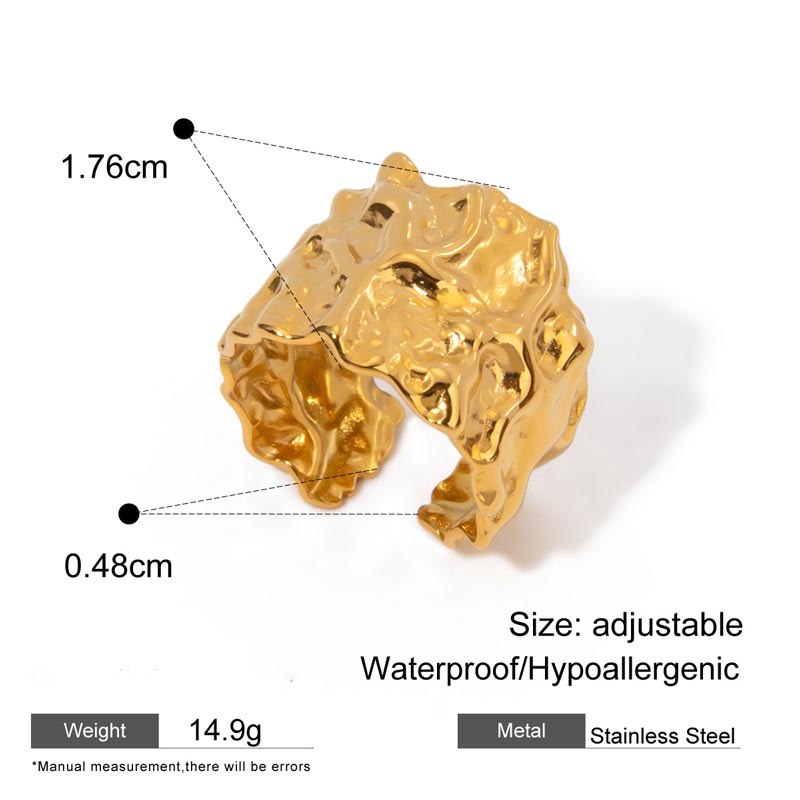 Molten Open Band Ring