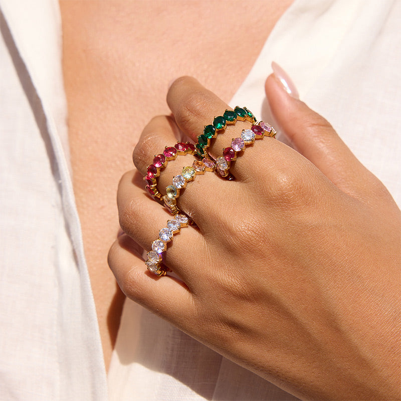 Green Zirconia Ring JXR0109009