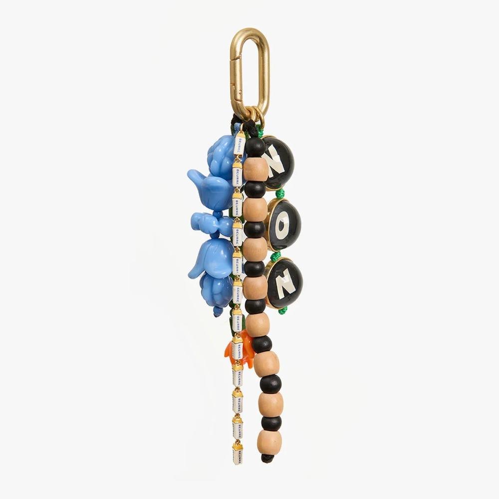 Summer Boho Beaded Colorful Tassel Pendant Bag Charm JX260515R