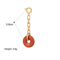 Stainless Steel Bikini Pendant Connector DIY 18K Gold Plated