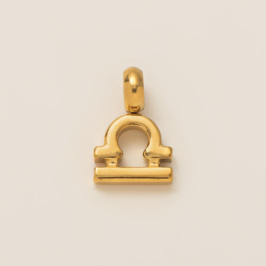 Personalized Zodiac Clog Charm 18K Gold JX26041206GK