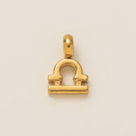 Personalized Zodiac Clog Charm 18K Gold JX26041206GK