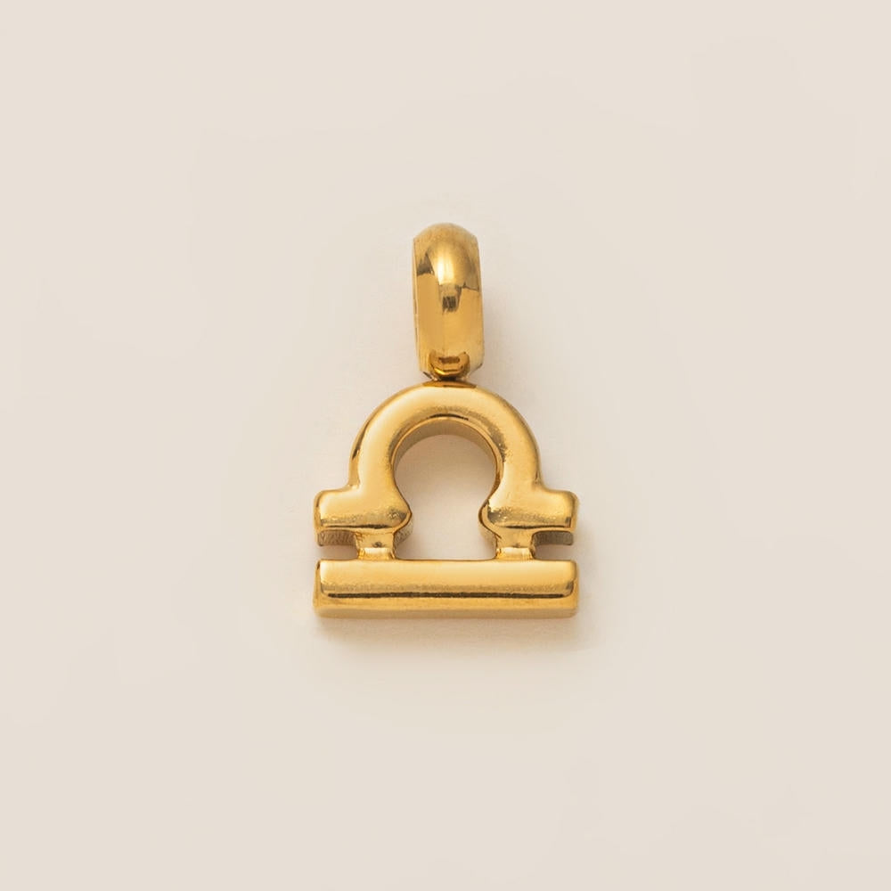 Personalized Zodiac Clog Charm 18K Gold JX26041206GK