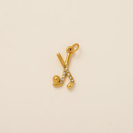Sports Themed Charms Tennis Volleyball Hockey DIY Pendants