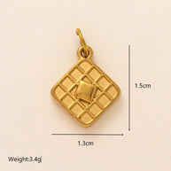 Charming Camera Heart Shoe Trinket 18K Gold JX26041259GK