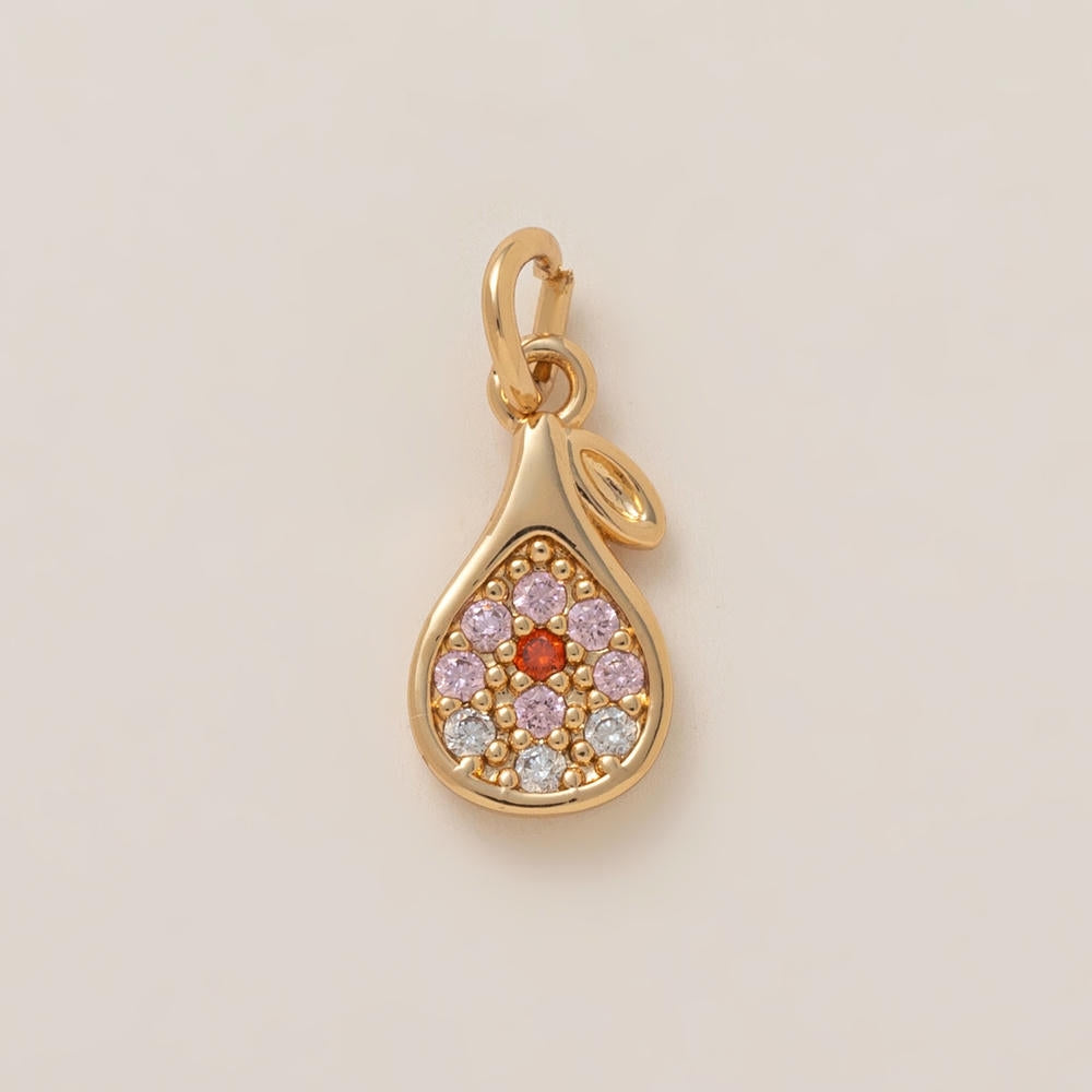 DIY Jewelry Pendant Heart Star Copper Charm JX26041202GK