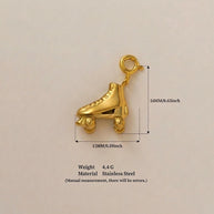 Stainless Steel Trendy Design Valentine Zircon Pendant
