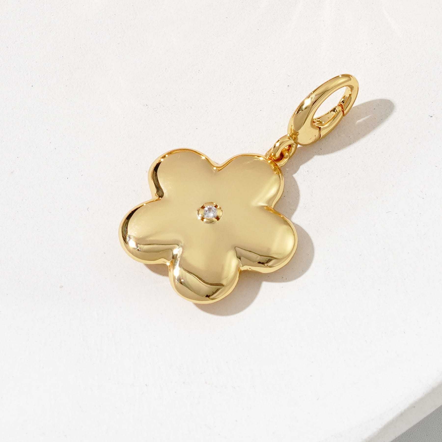 Stainless Steel Cherry Blossom flower Bag Charm Accessories