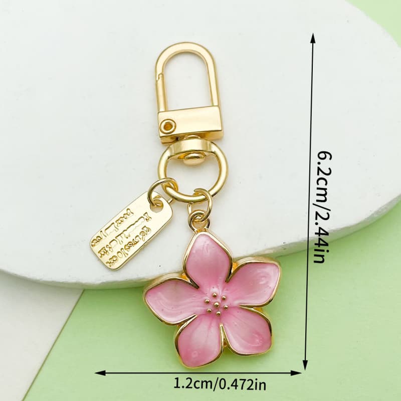 Flower Enamel Keychains JLS524