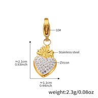 DIY Jewelry Multi Pendant Steel Necklace Bracelet Accessory