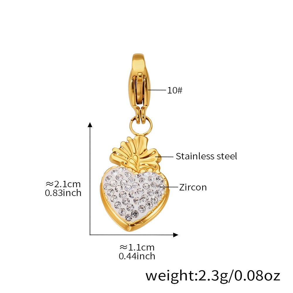DIY Jewelry Multi Pendant Steel Necklace Bracelet Accessory