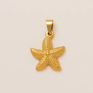 Marine Collection Pendant Steel 18K Gold Plated Wholesale