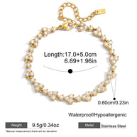 Tennis Bracelet | Zircon Stainless Steel | Korean Style