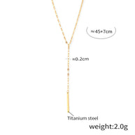 Y Chain Necklace
