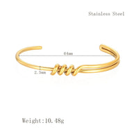 Minimalist Open Bangle