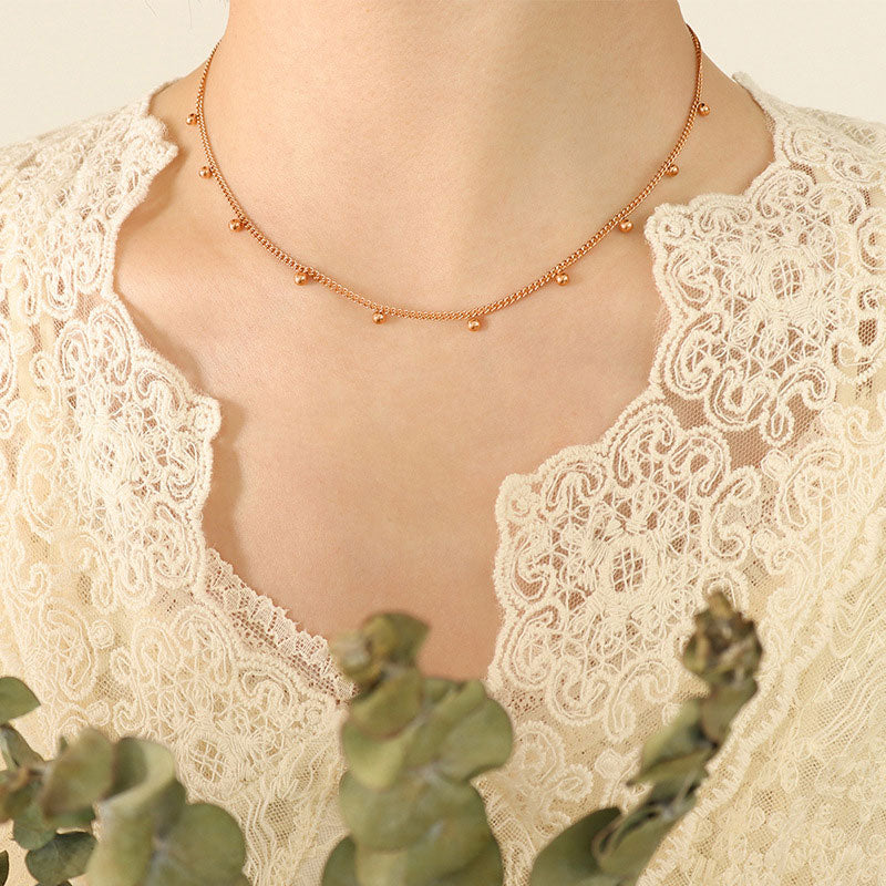 Spheres Chain Necklace
