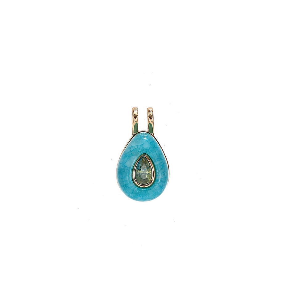 Adjustable Chain 12 Birthstones Pendant 18K Gold JX010405GK