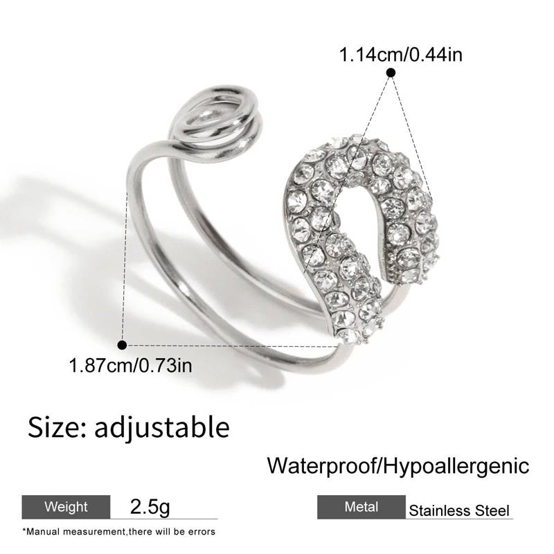Paperclip Open Ring