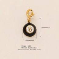 Stainless Steel Trendy Design Valentine Zircon Pendant