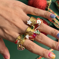 Christmas Tree Ring Jewelry JXR0209008