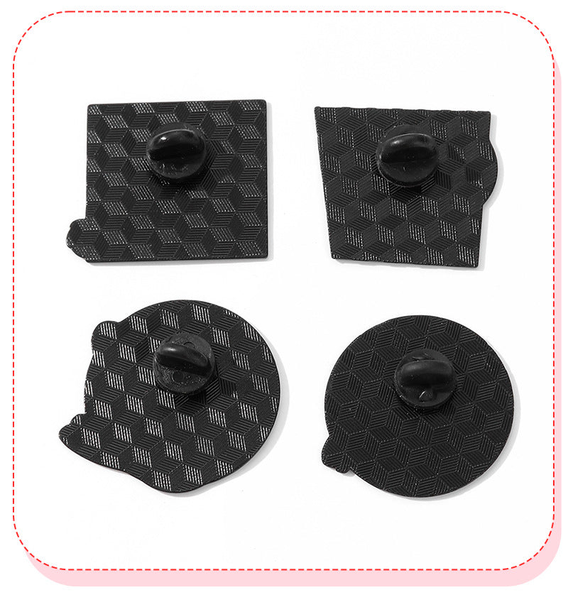 Football Pin Set | Anti-Loss Brooch | Zinc Alloy Fashion